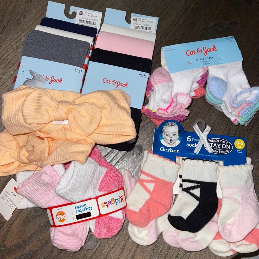 Baby girl toddler accessories bundle